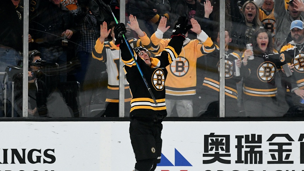Boston Bruins center Marc McLaughlin