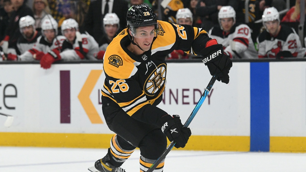 Boston Bruins center Marc McLaughlin
