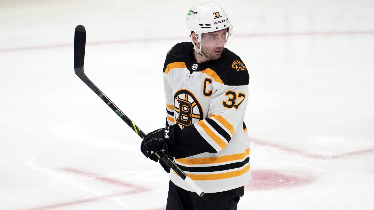 Boston Bruins center Patrice Bergeron