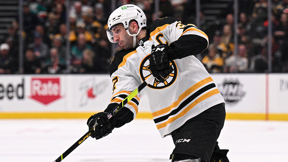 Boston Bruins forward Patrice Bergeron