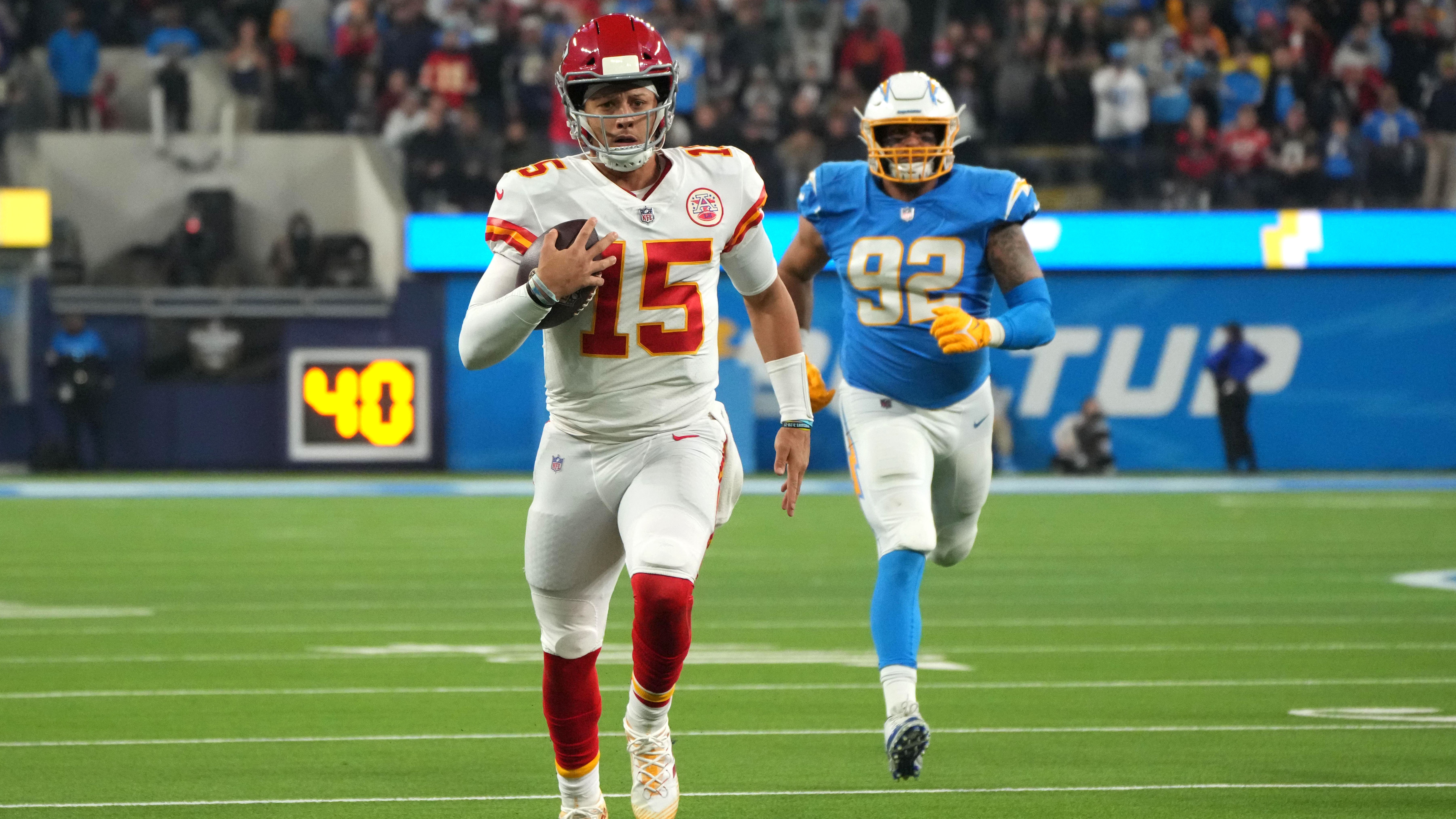 Kansas City Chiefs quarterback Patrick Mahomes