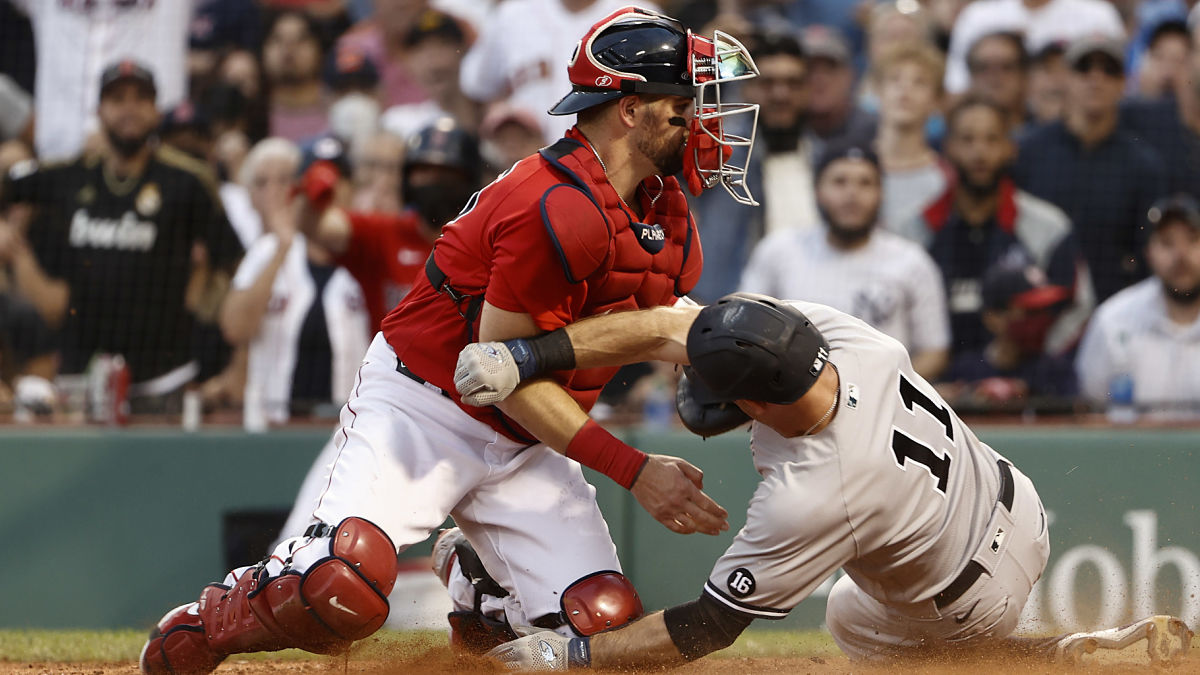 Boston Red Sox catcher Christian Vázquez