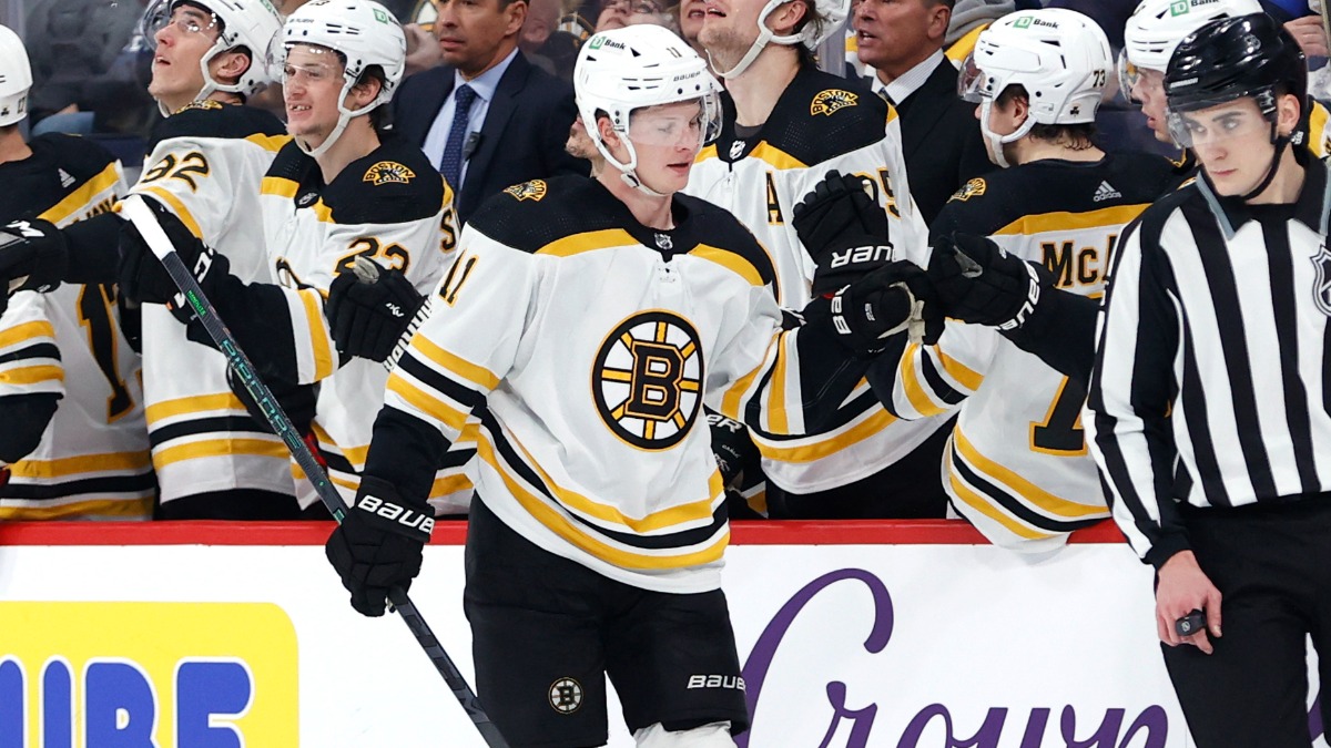 Boston Bruins forward Trent Frederic
