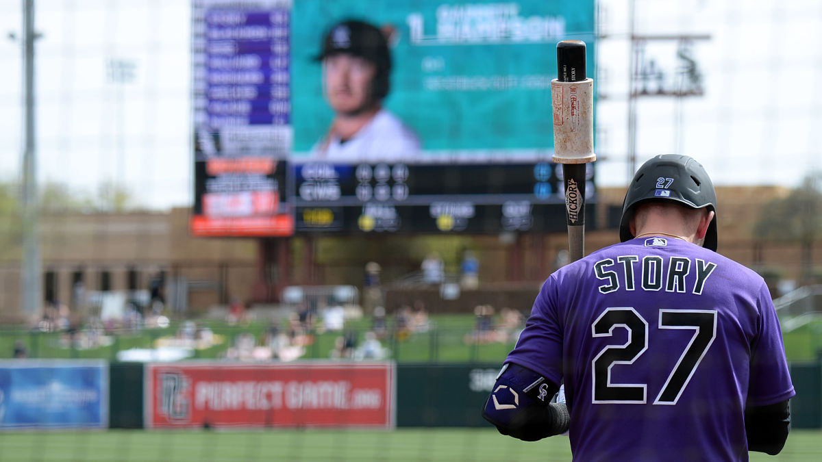 Boston Red Sox infielder Trevor Story