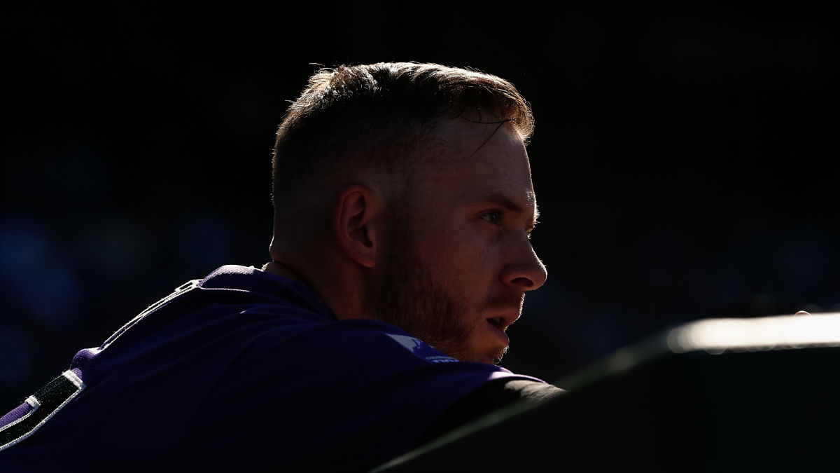 Boston Red Sox infielder Trevor Story