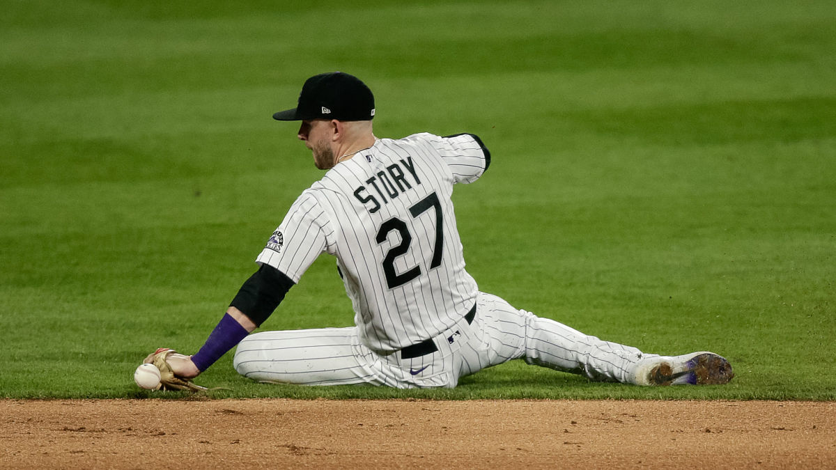 Boston Red Sox infielder Trevor Story