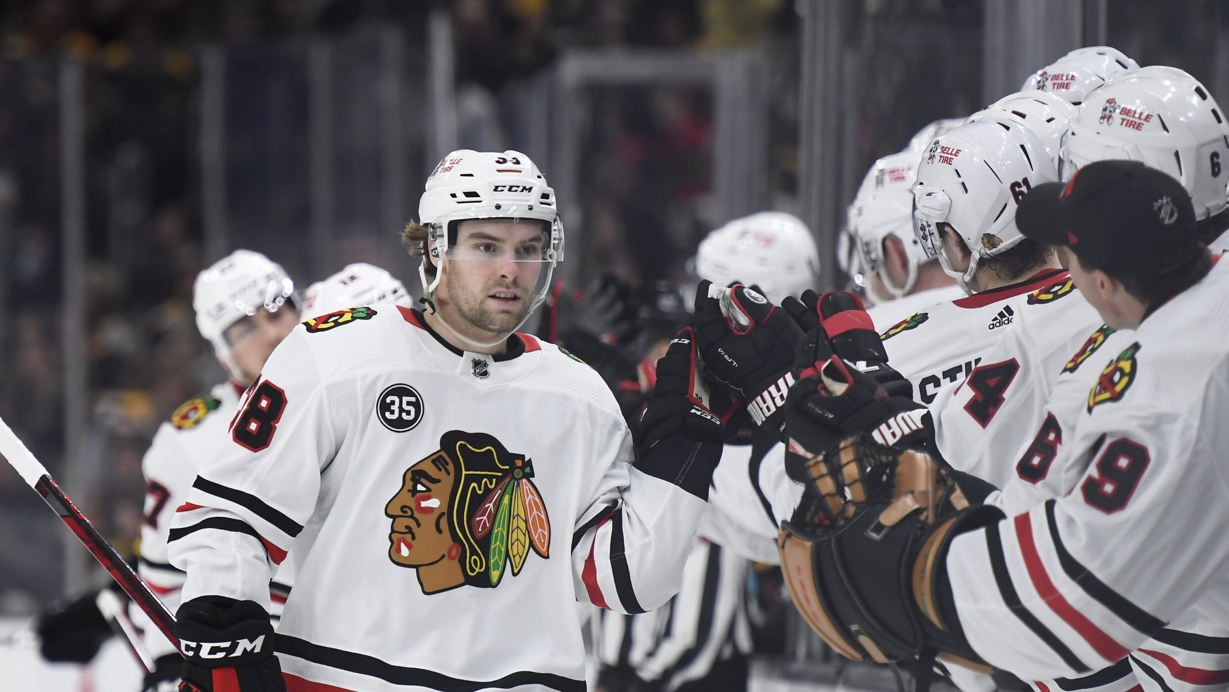 NHL: Chicago Blackhawks at Boston Bruins