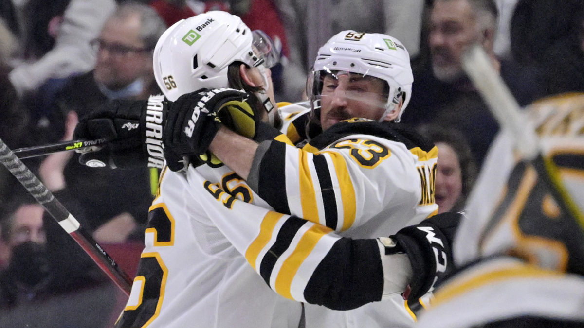 Boston Bruins forward Brad Marchand