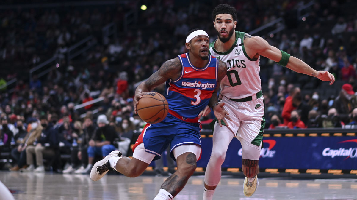 Washington Wizards guard Bradley Beal, Boston Celtics forward Jayson Tatum