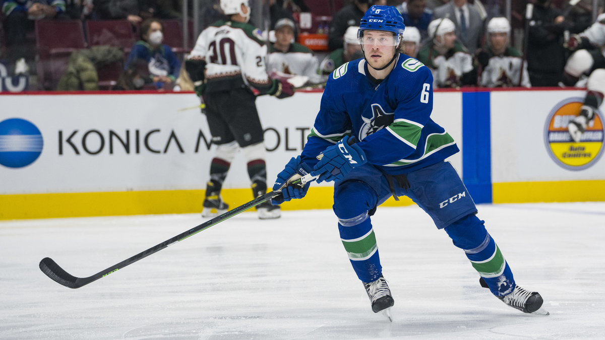 Vancouver Canucks forward Brock Boeser