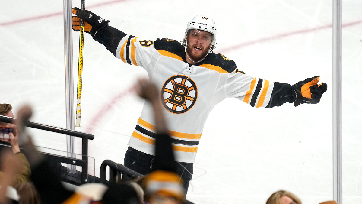 Boston Bruins forward David Pastrnak