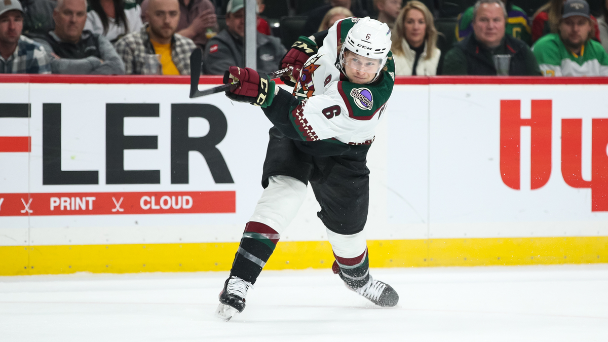 Arizona Coyotes defenseman Jakob Chychrun