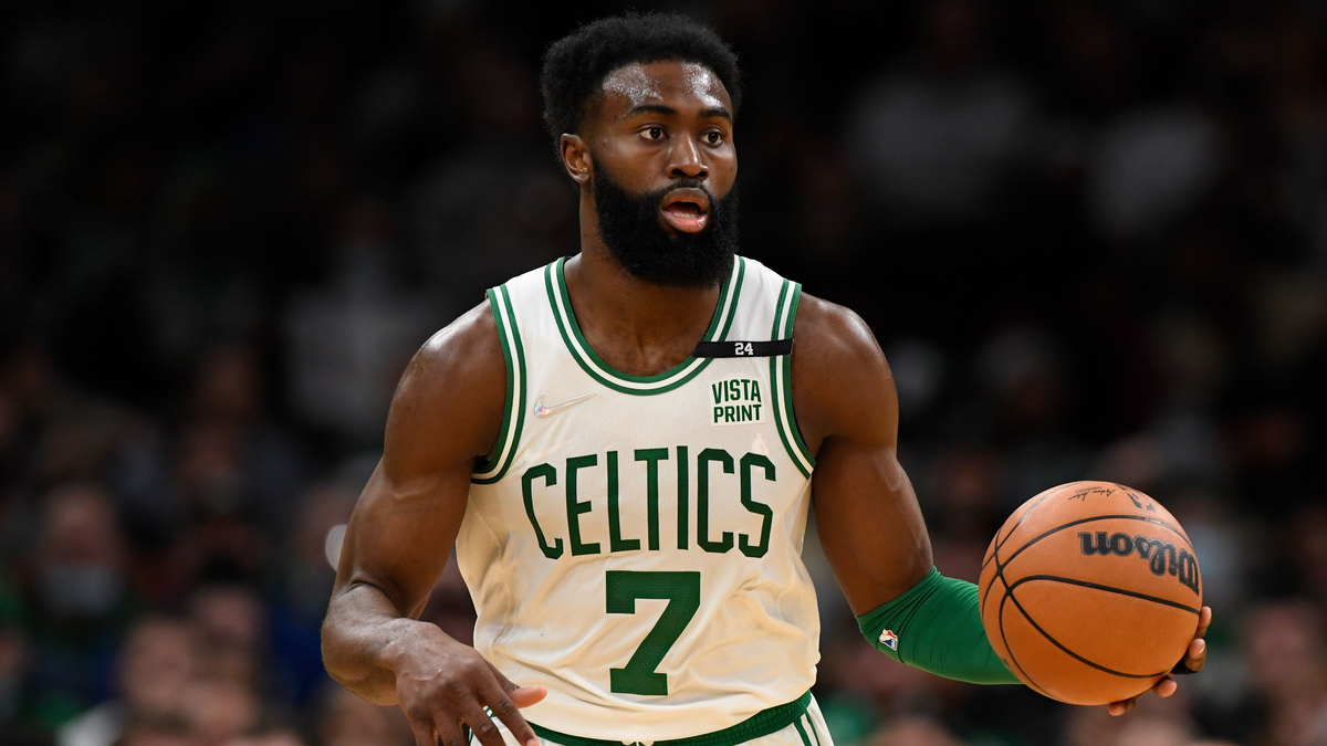 Boston Celtics guard Jaylen Brown