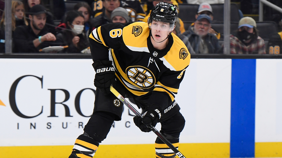 Boston Bruins defenseman Mike Reilly