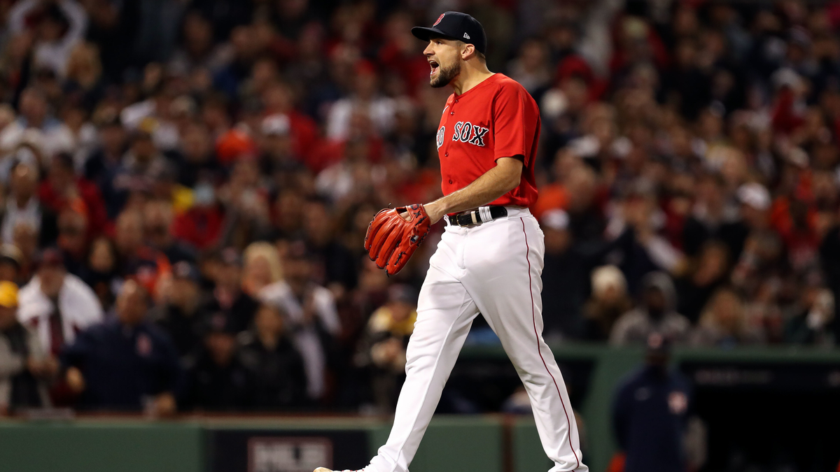 Boston Red Sox pitcher Nathan Eovaldi