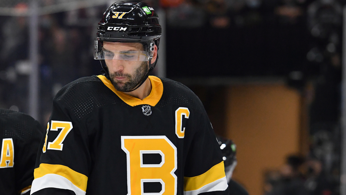 Boston Bruins captain Patrice Bergeron