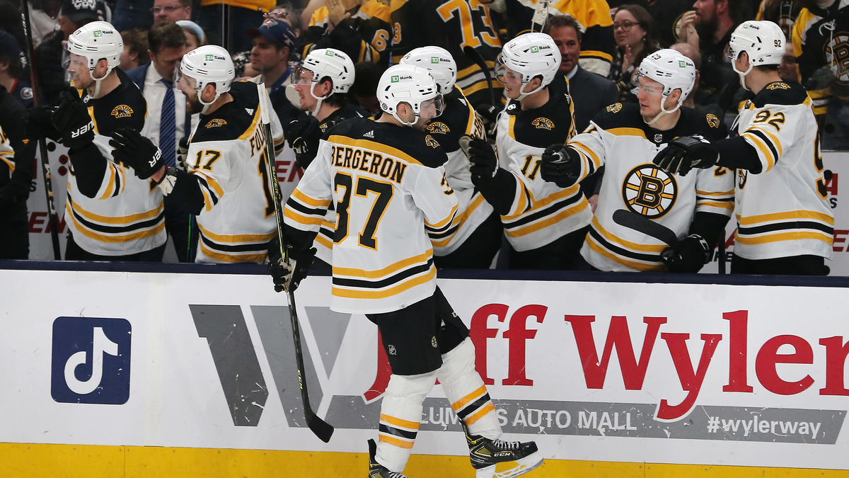 Boston Bruins center Patrice Bergeron