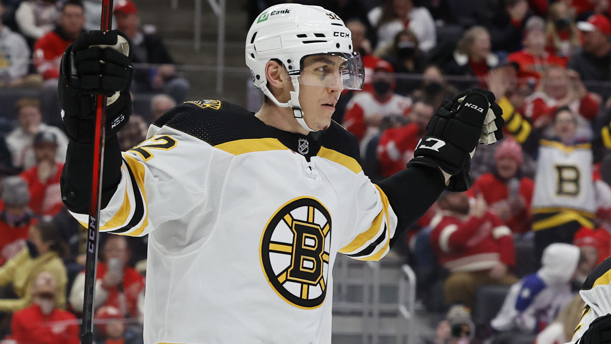 Boston Bruins forward Tomas Nosek