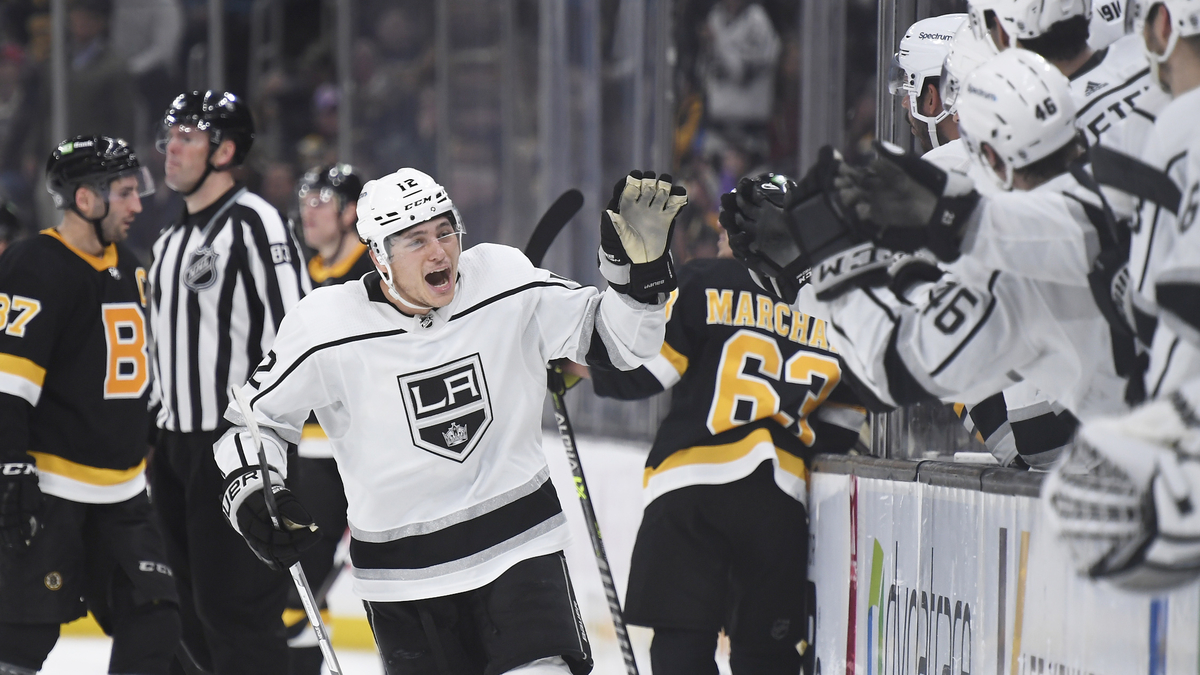Los Angeles Kings center Trevor Moore