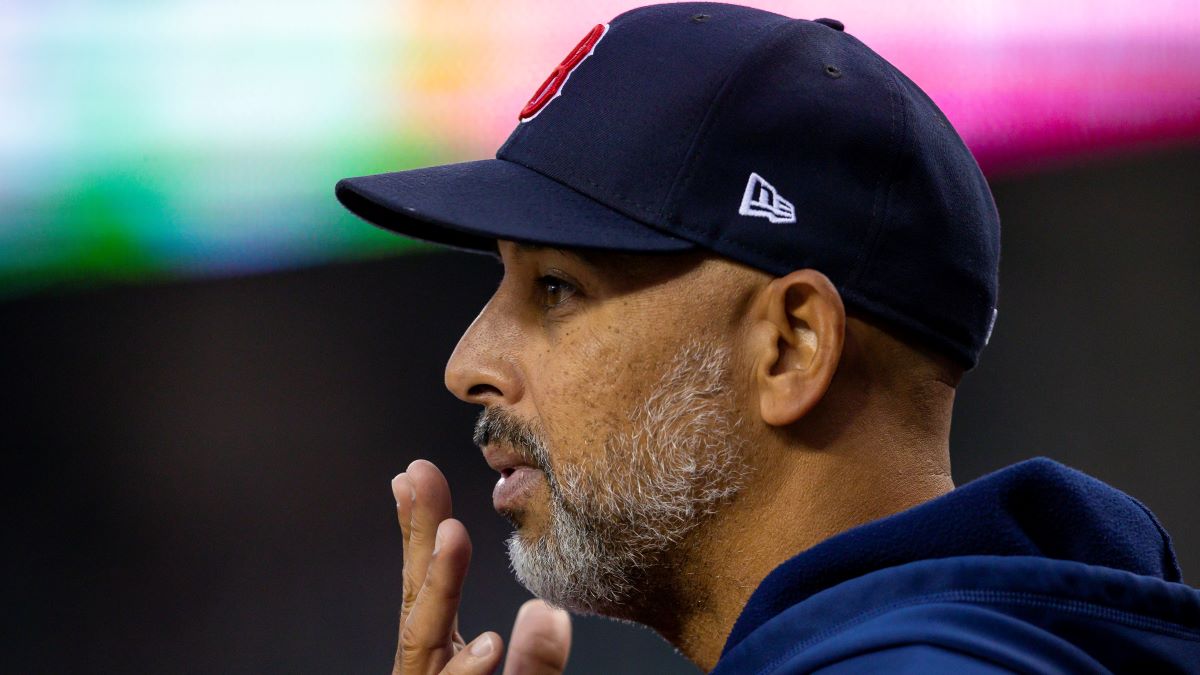 Boston Red Sox manager Alex Cora