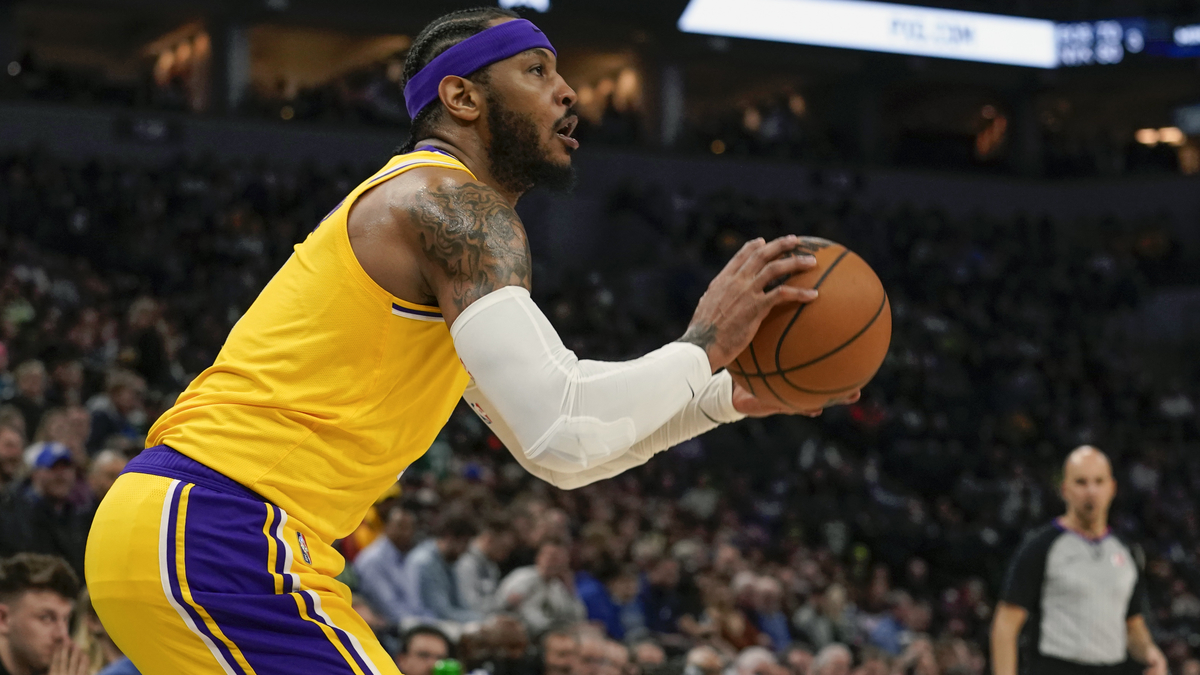 Free agent forward Carmelo Anthony