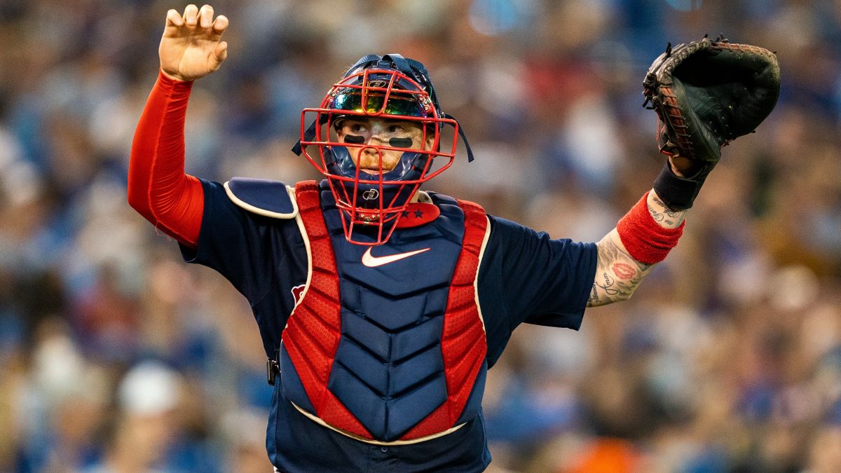 Boston Red Sox catcher Christian Vázquez