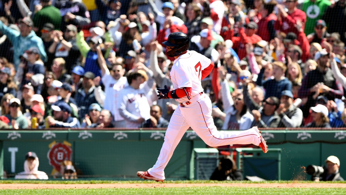 Boston Red Sox catcher Christian Vazquez