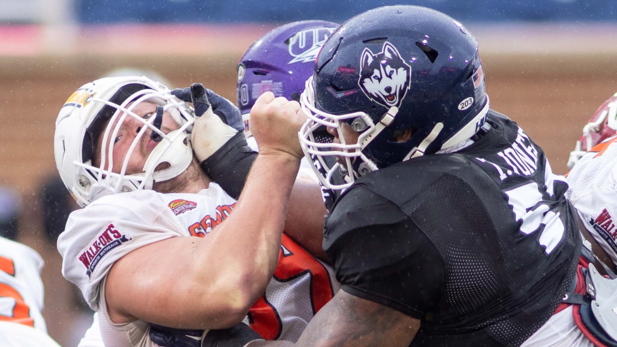 offensive lineman Cole Strange of Tennessee-Chattanooga