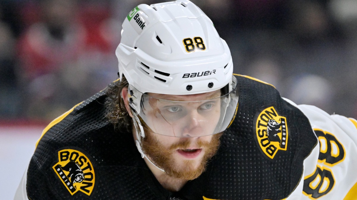 Boston Bruins forward David Pastrnak