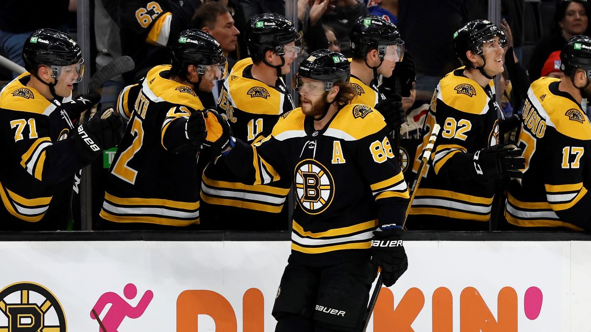 Boston Bruins wing David Pastrnak