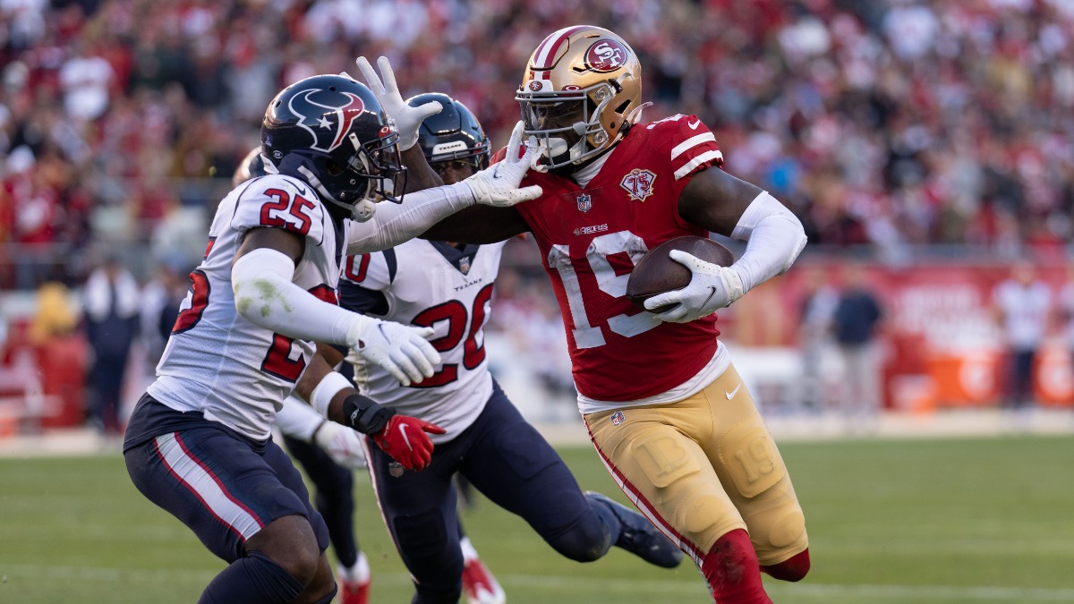 San Francisco 49ers wide receiver Deebo Samuel