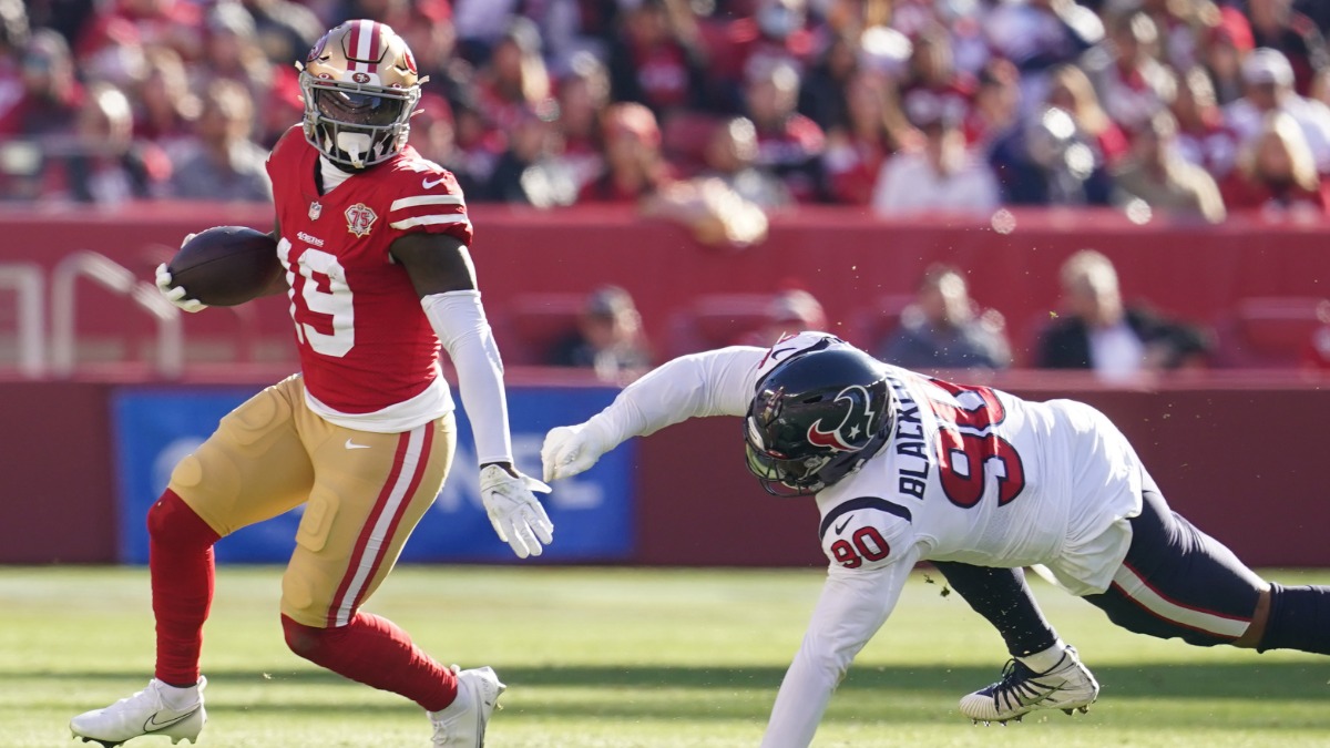 San Francisco 49ers wide receiver Deebo Samuel