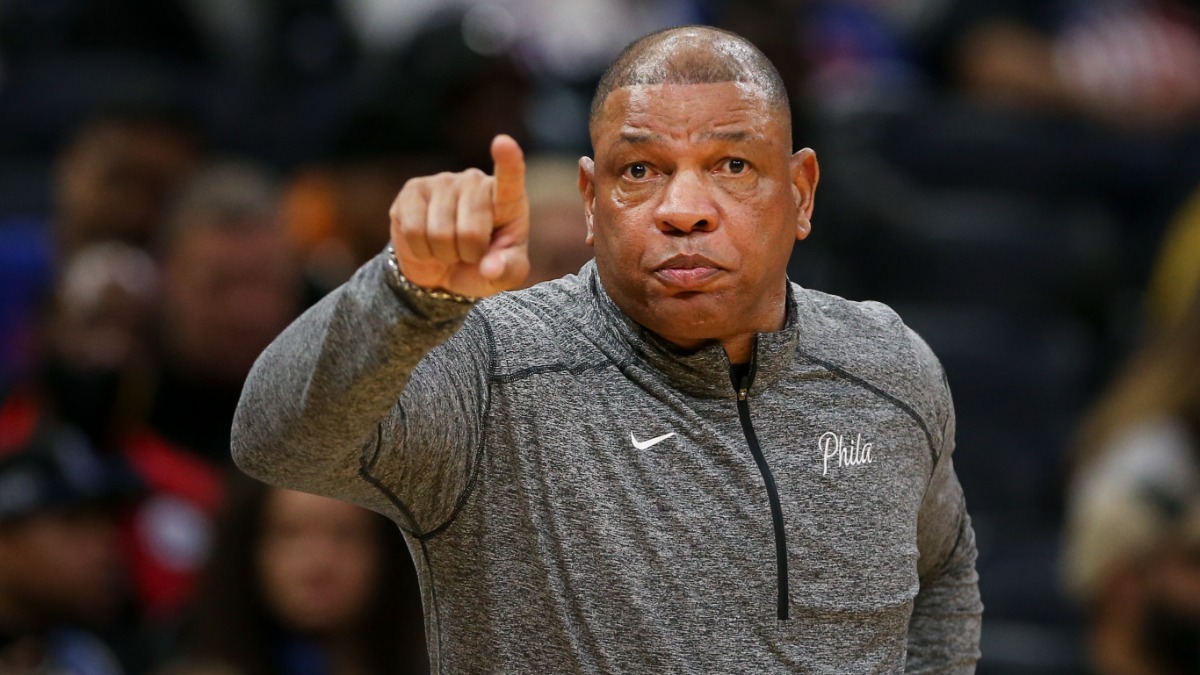 Philadelphia 76ers head coach Doc Rivers