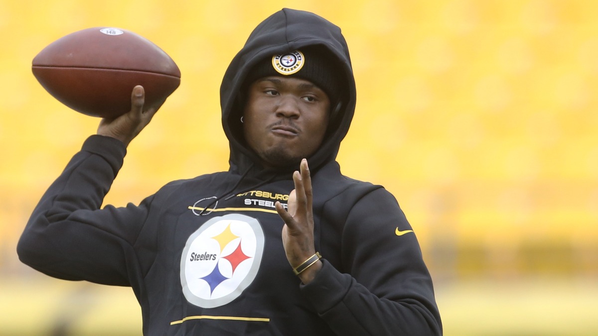 Former Pittsburgh Steelers quarterback Dwayne Haskins