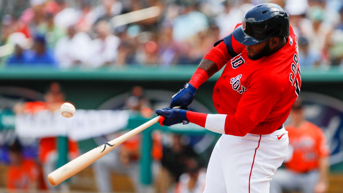 Boston Red Sox outfielder Franchy Cordero