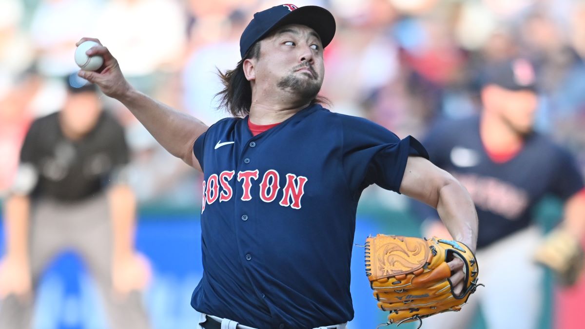 Boston Red Sox reliever Hirokazu Sawamura