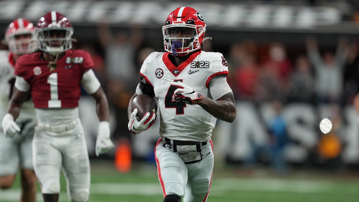 Buffalo Bills running back James Cook