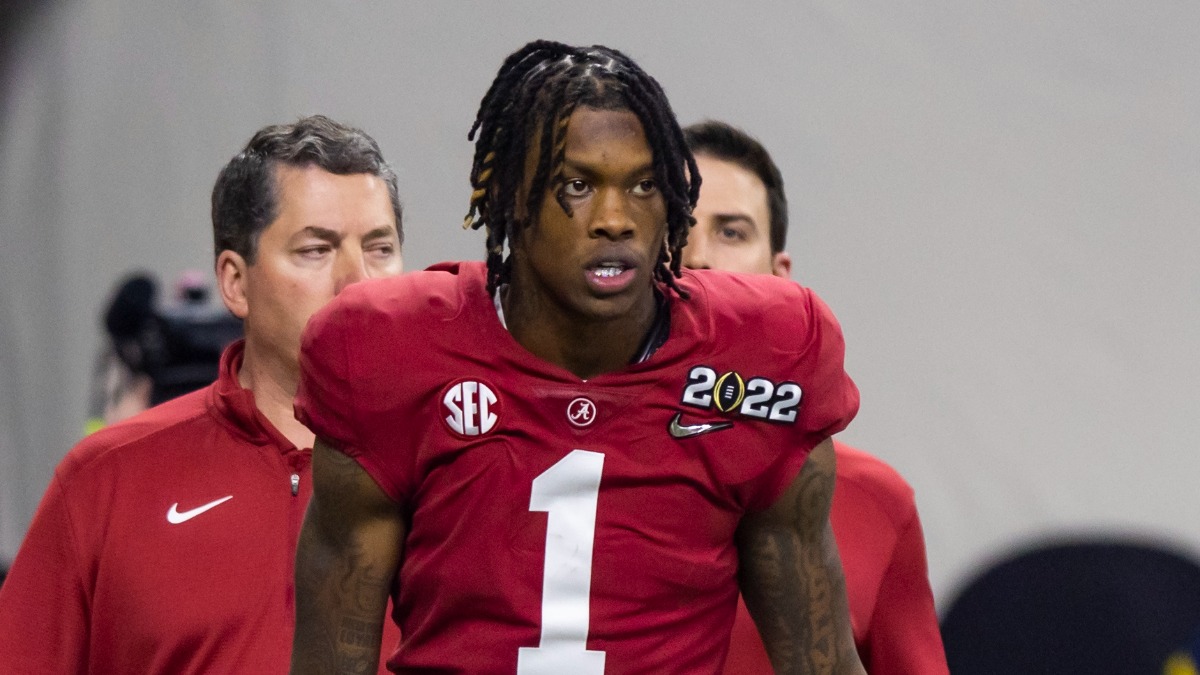 Alabama Crimson Tide wide receiver Jameson Williams