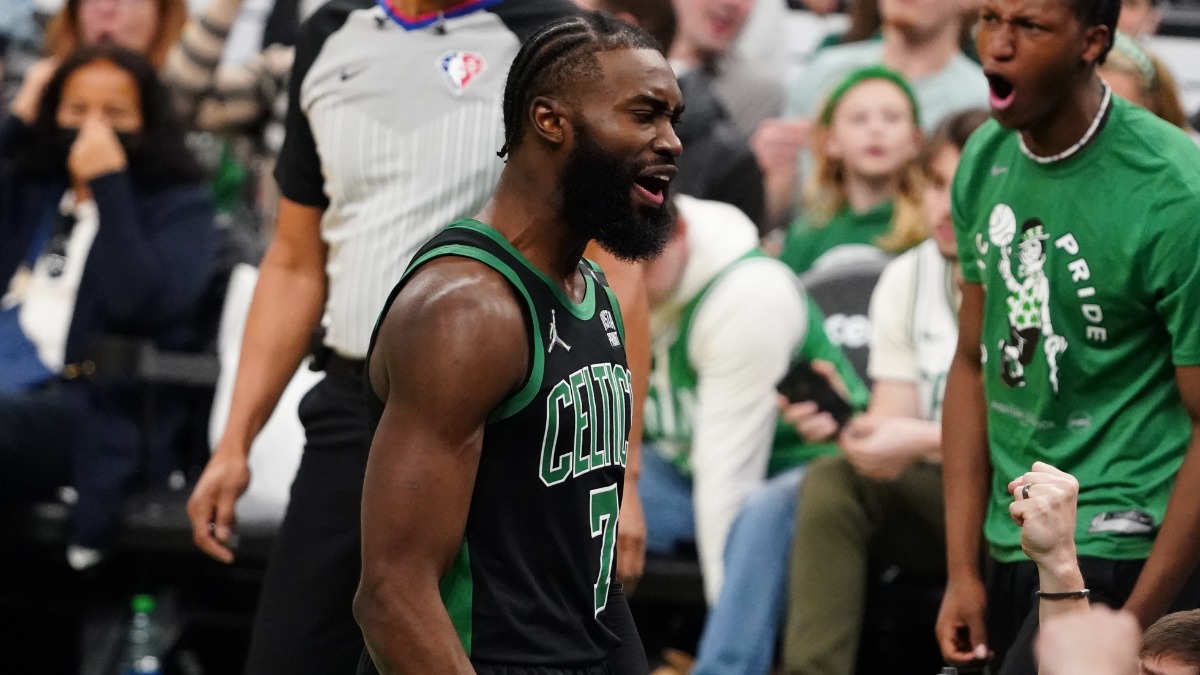 Boston Celtics guard Jaylen Brown