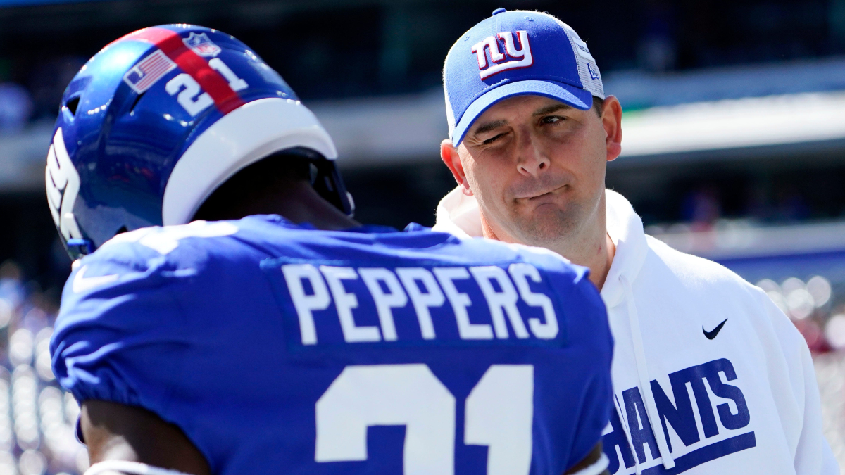 New York Giants head coach Joe Judge