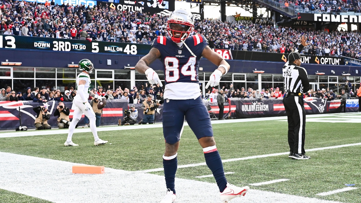 New England Patriots wide receiver Kendrick Bourne