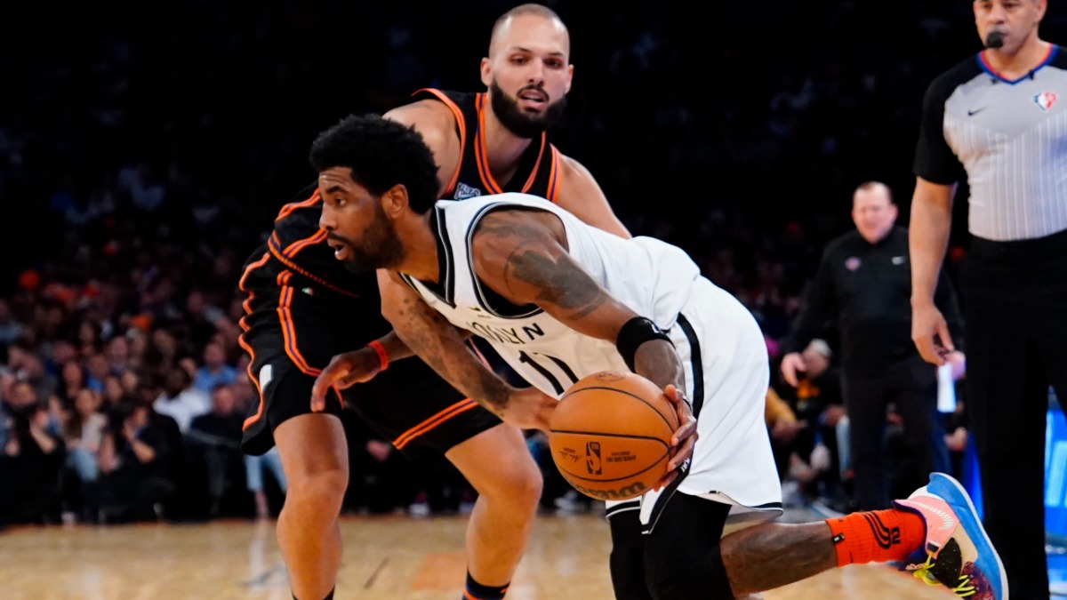 Brooklyn Nets point guard Kyrie Irving
