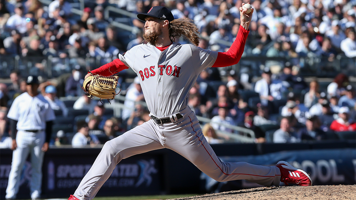 Boston Red Sox relief pitcher Matt Strahm