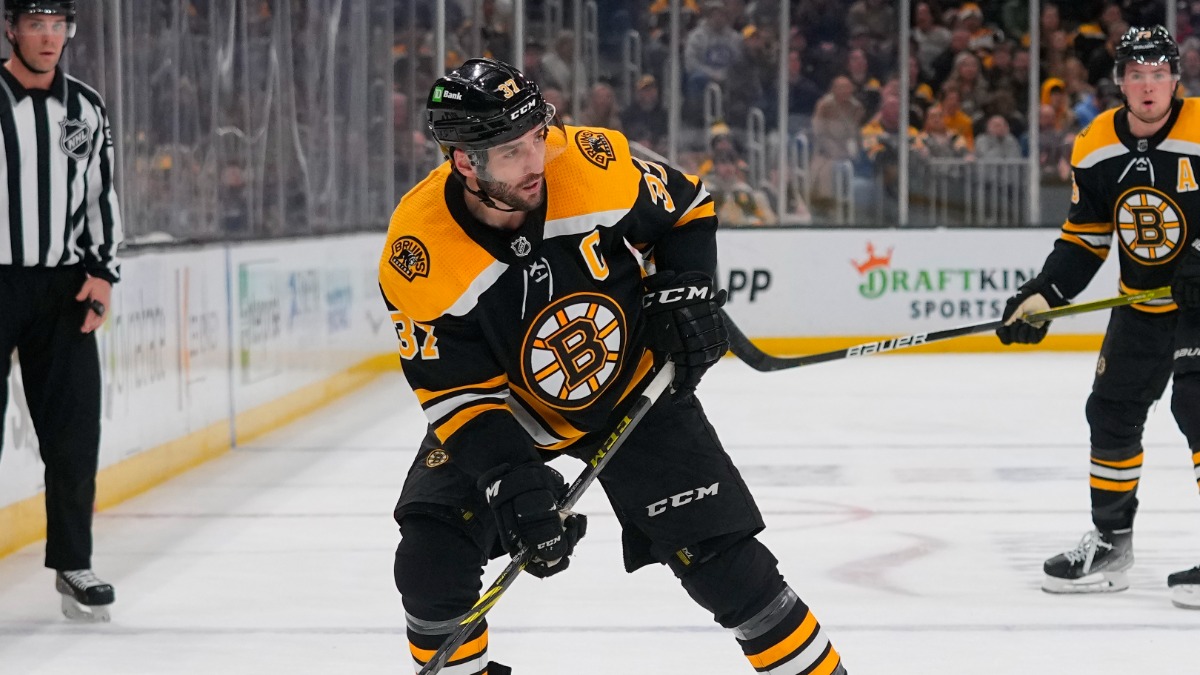 Boston Bruins center Patrice Bergeron