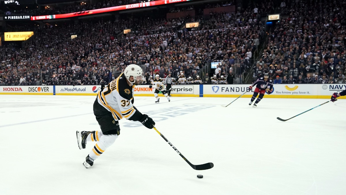 Boston Bruins captain Patrice Bergeron