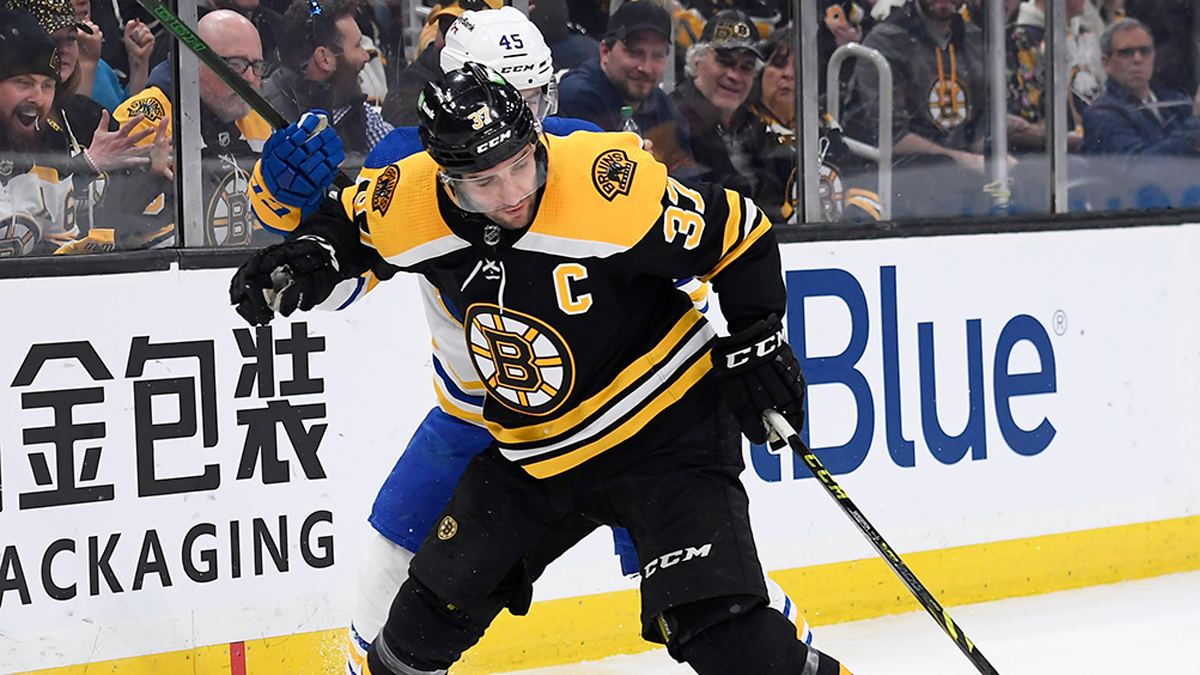 Boston Bruins center Patrice Bergeron