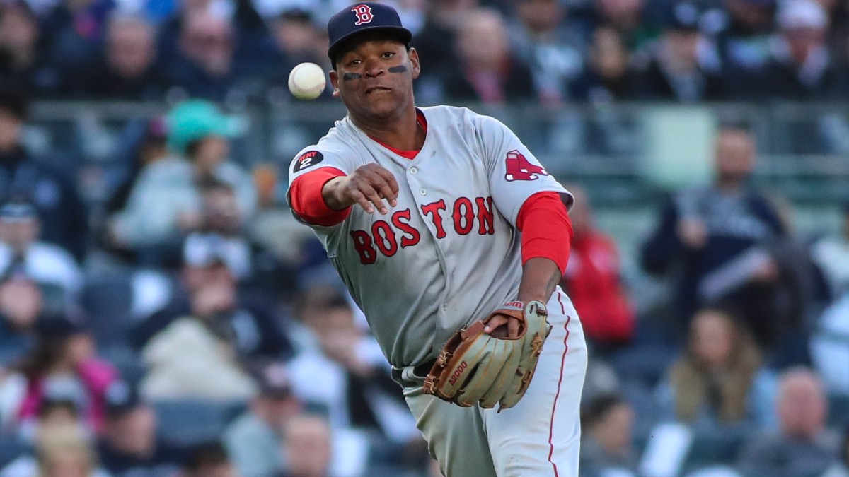 Boston Red Sox third baseman Rafael Devers