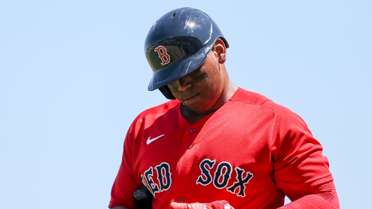 Boston Red Sox third baseman Rafael Devers