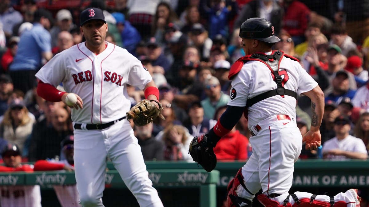 Boston Red Sox catcher Christian Vazquez