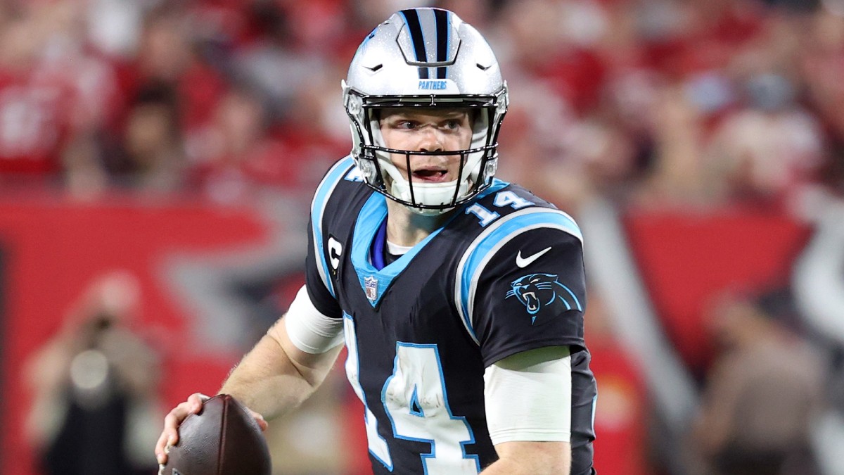 Carolina Panthers quarterback Sam Darnold